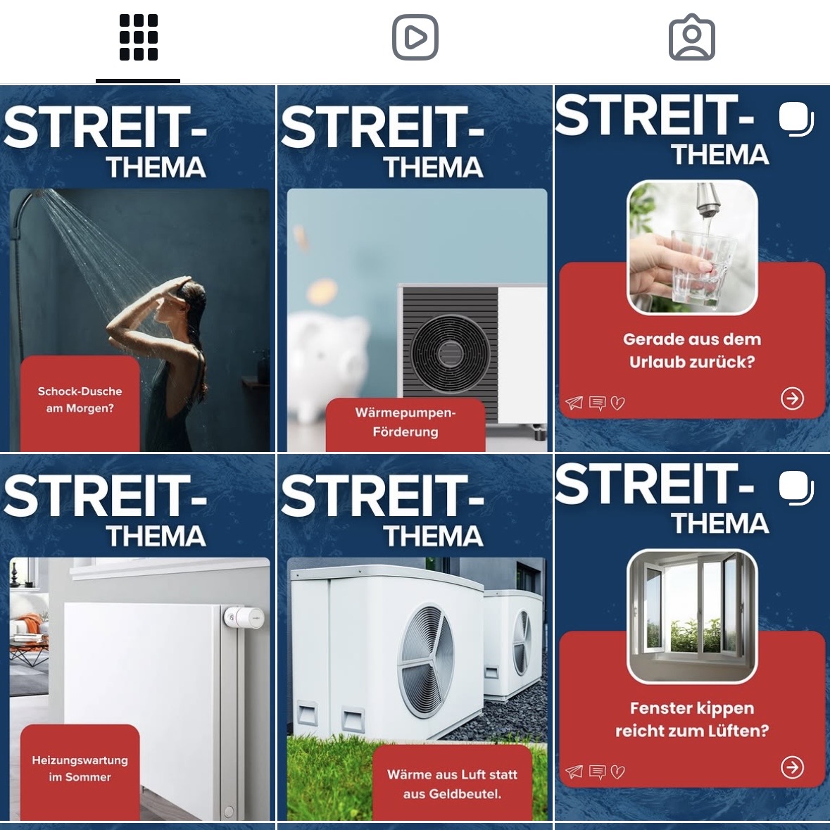 Beispiel für Social-Media-Design und Betreuung